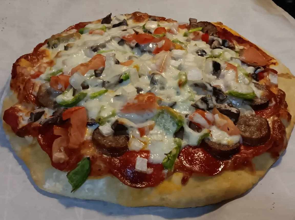 A small pizza